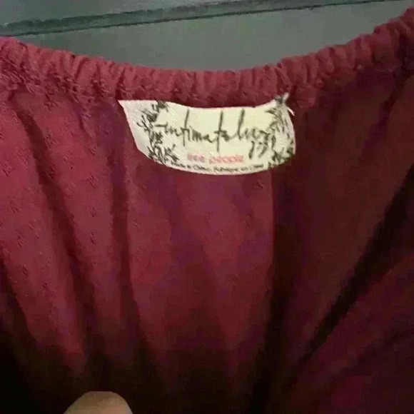 Free people bohemian tie waist dress size medium - Picture 4 of 5